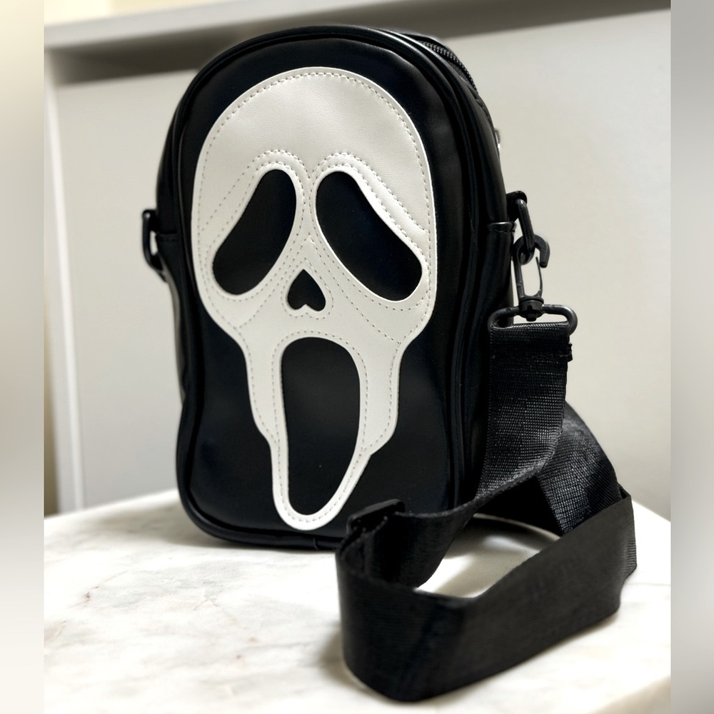 Ghost Face Scream Halloween Crossbody Bag